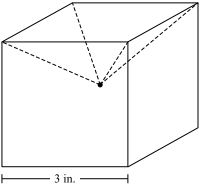 2016 mcas sample student work grade 10 mathematics pictures of a cube